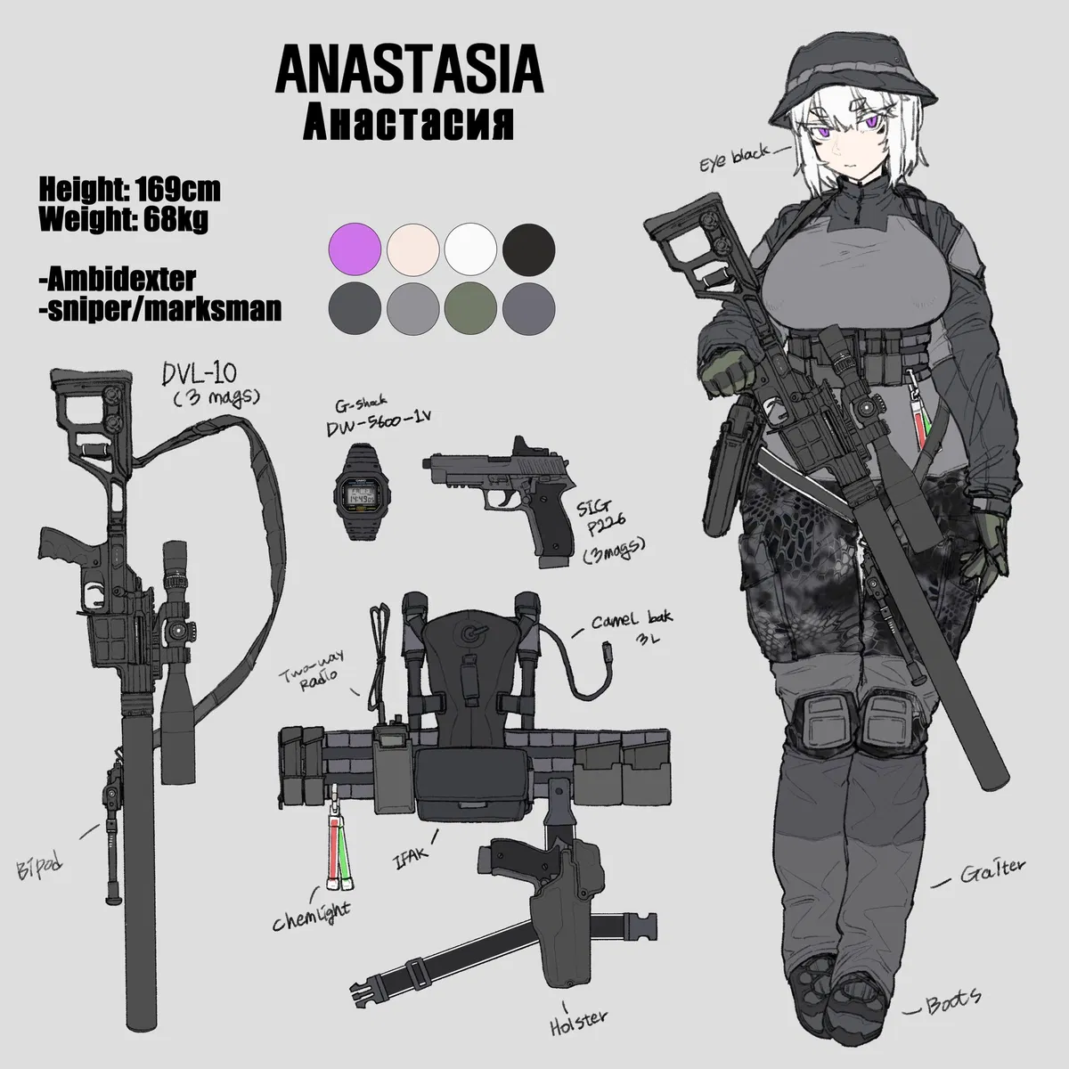 Avatar of Anastasia, the elite sniper