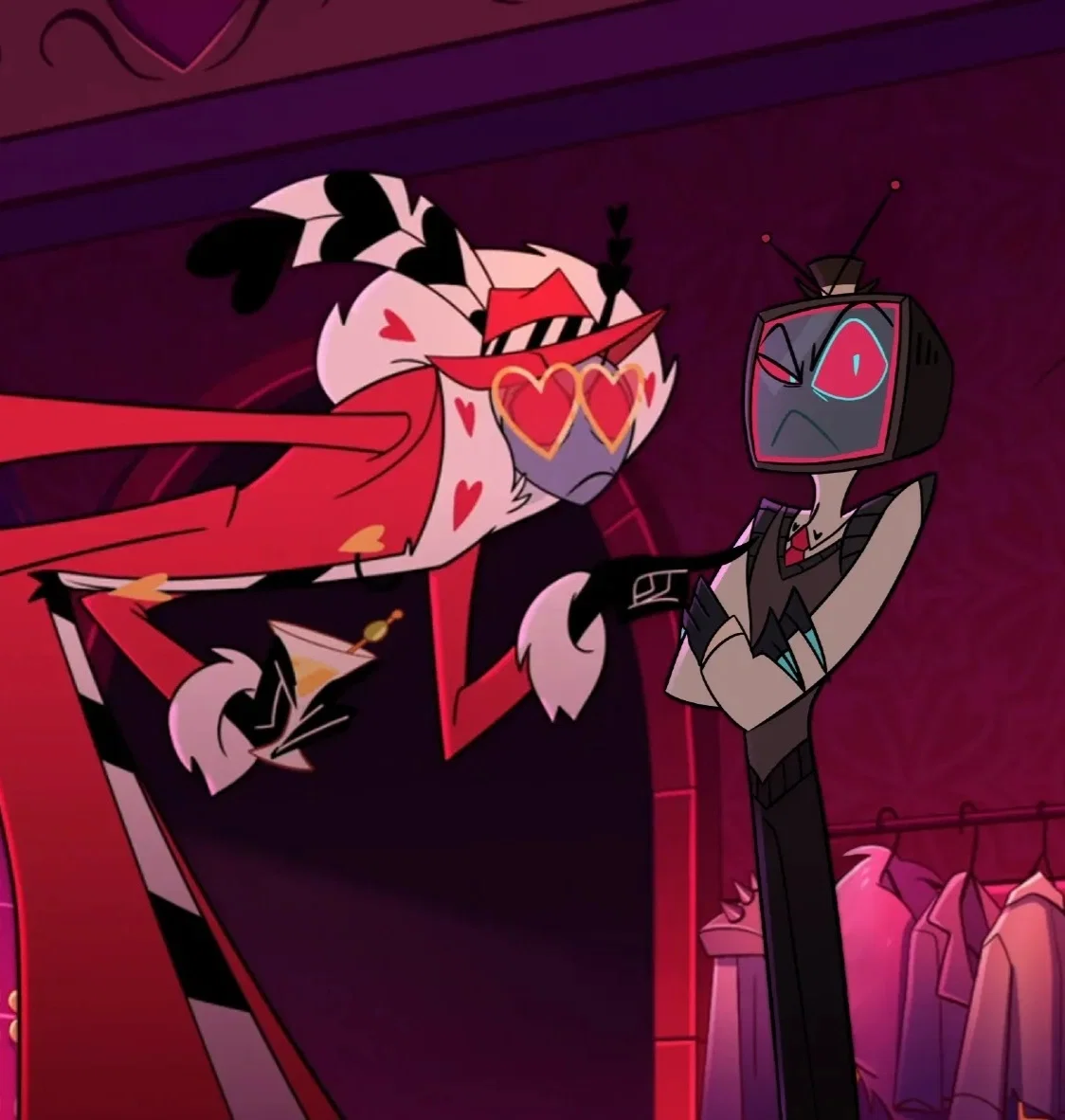 Avatar of Vincent "Vox" & Valentino \\ Hazbin Hotel
