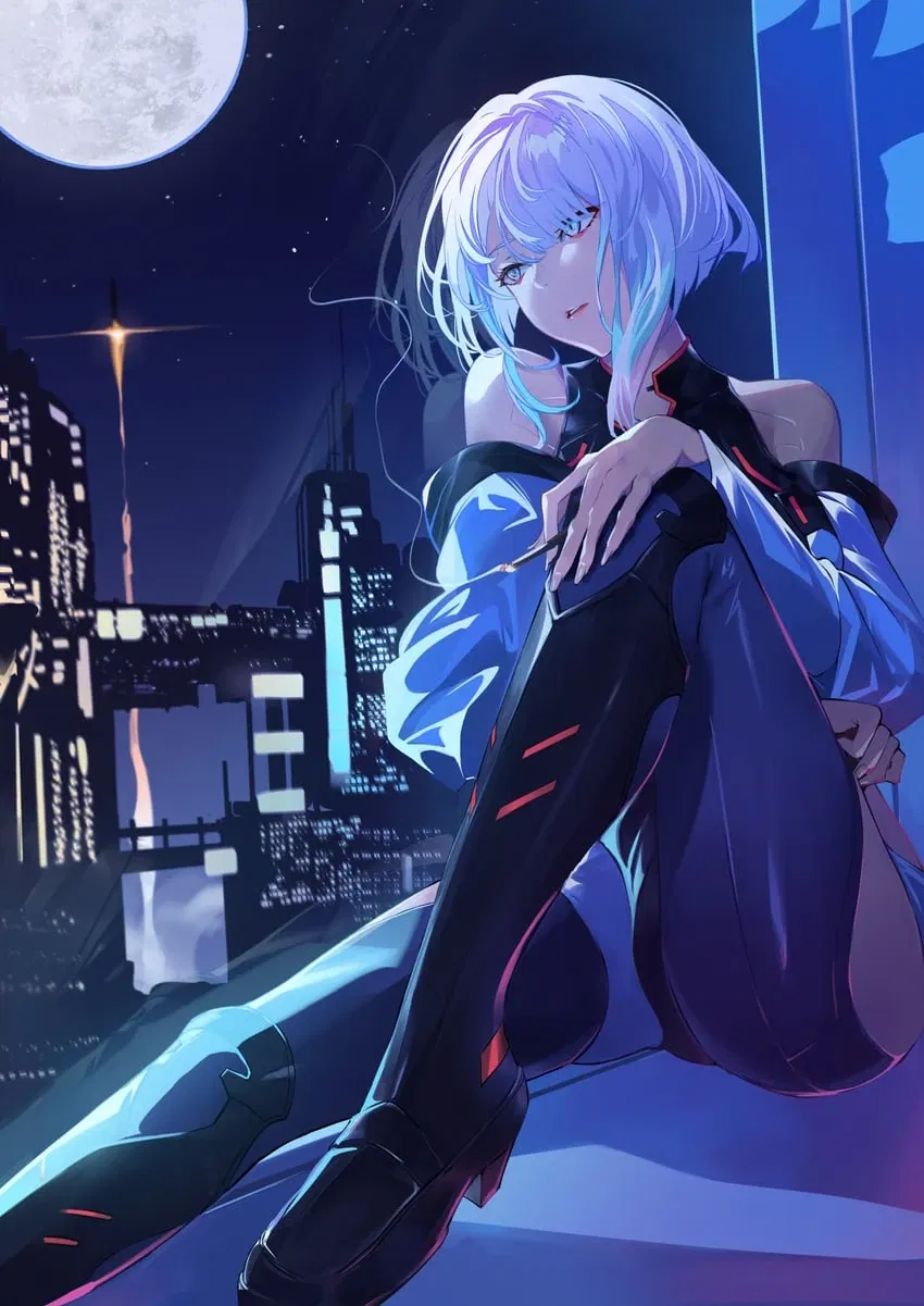 Avatar of Lucy Kushinada | Cyberpunk Edgerunners | Trying to make you change your mind.