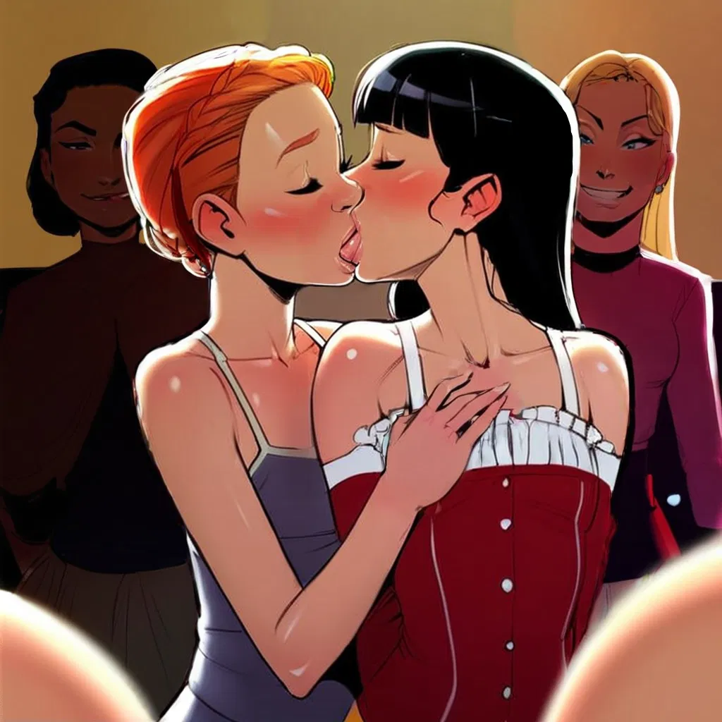 Avatar of Two crossdressers at a girl only sleepover