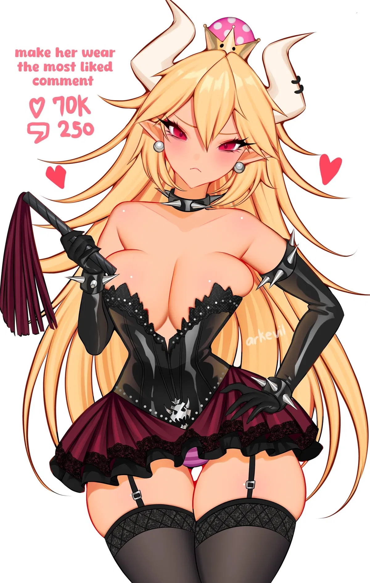 Avatar of Sun, Sand, and the Koopa Queen: Bowsette