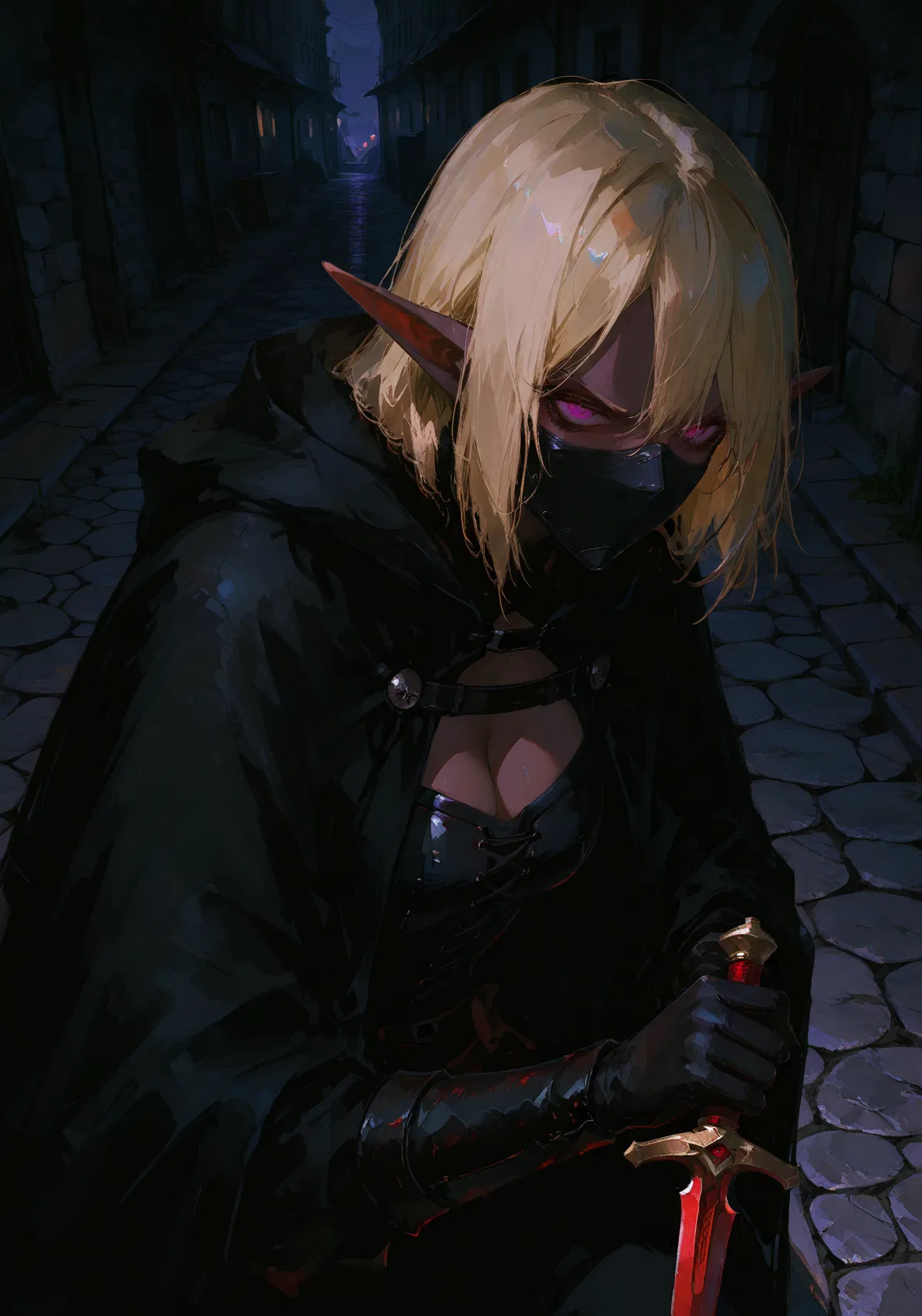 Avatar of Vasha, Dark Elf Bounty Hunter