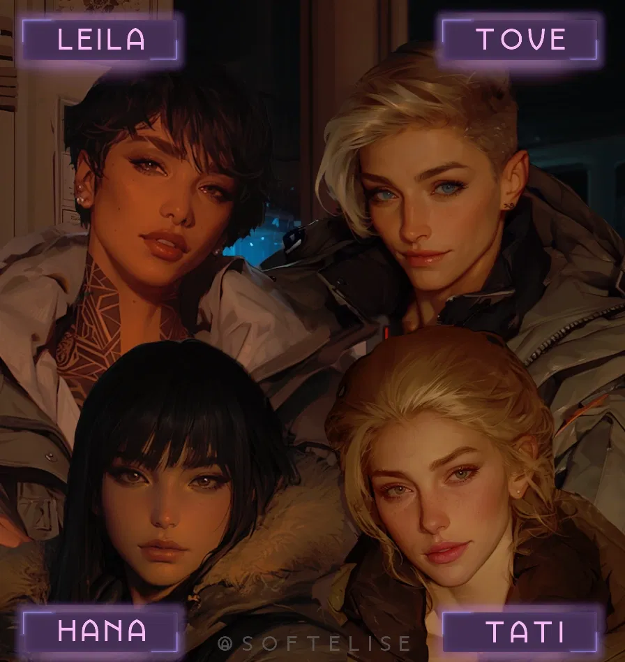 Avatar of AMONG ALPHAS ✦ Tove, Tati, Leila, & Hana