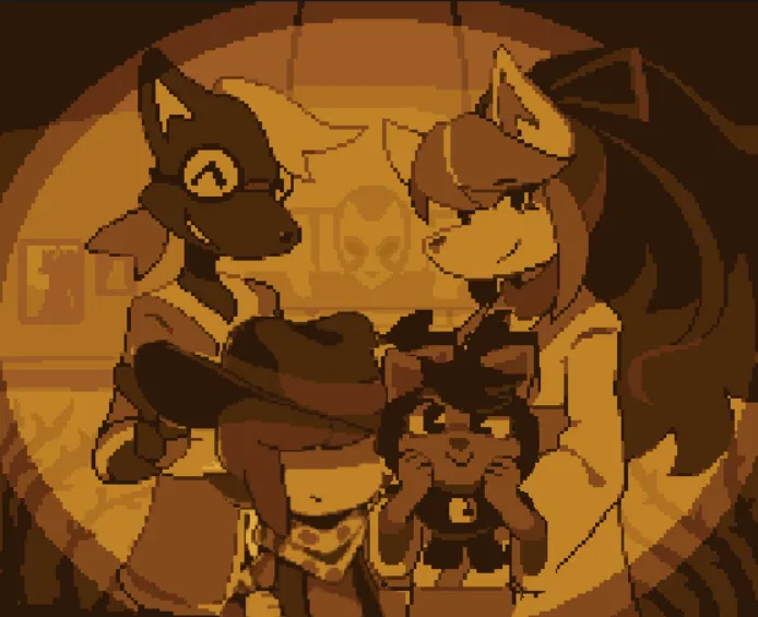 Avatar of Ceroba and Chujin trouple! (With kanako and Clover)