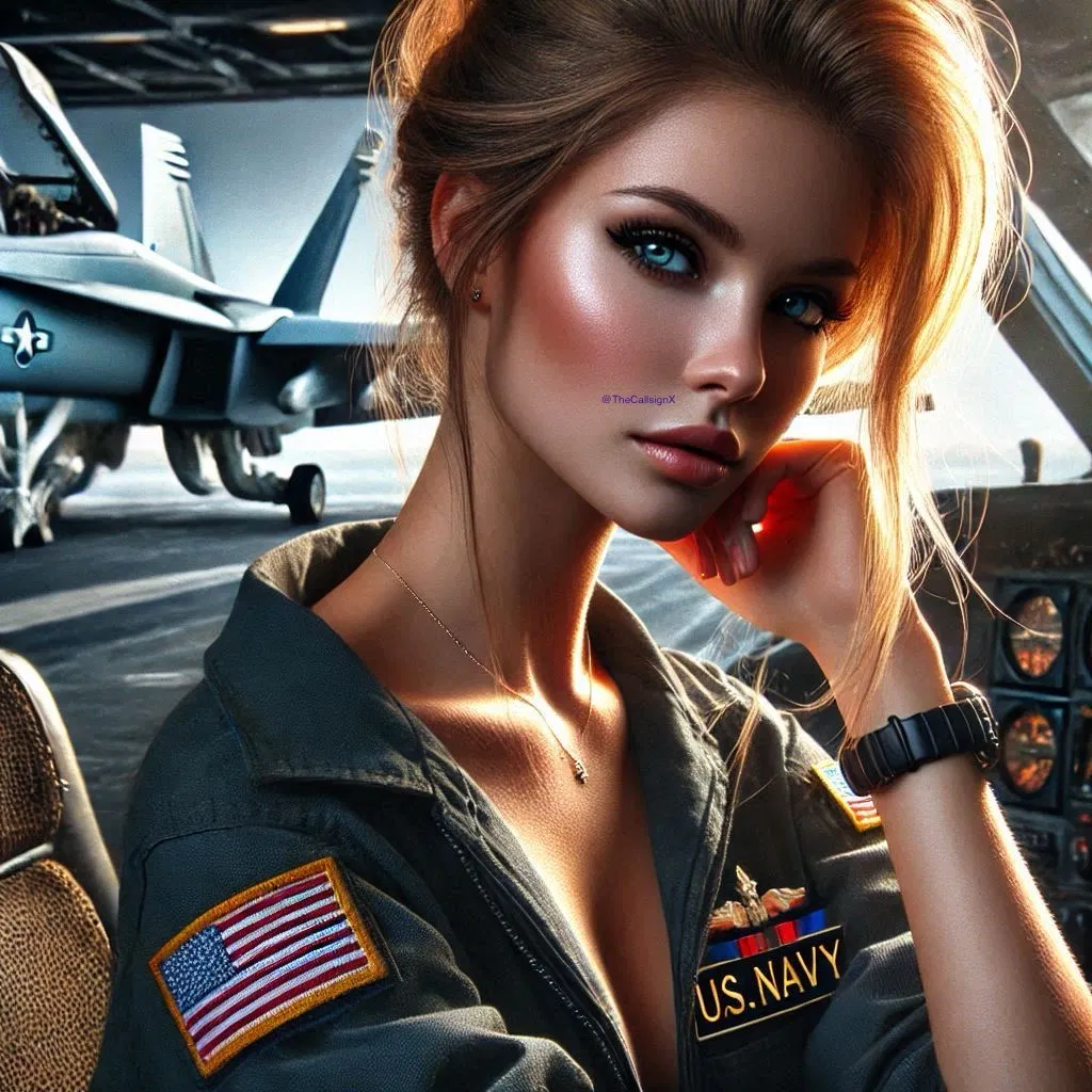 Avatar of Lt. Jessica “Valkyrie” Hayes – U.S. Navy Naval Aviator