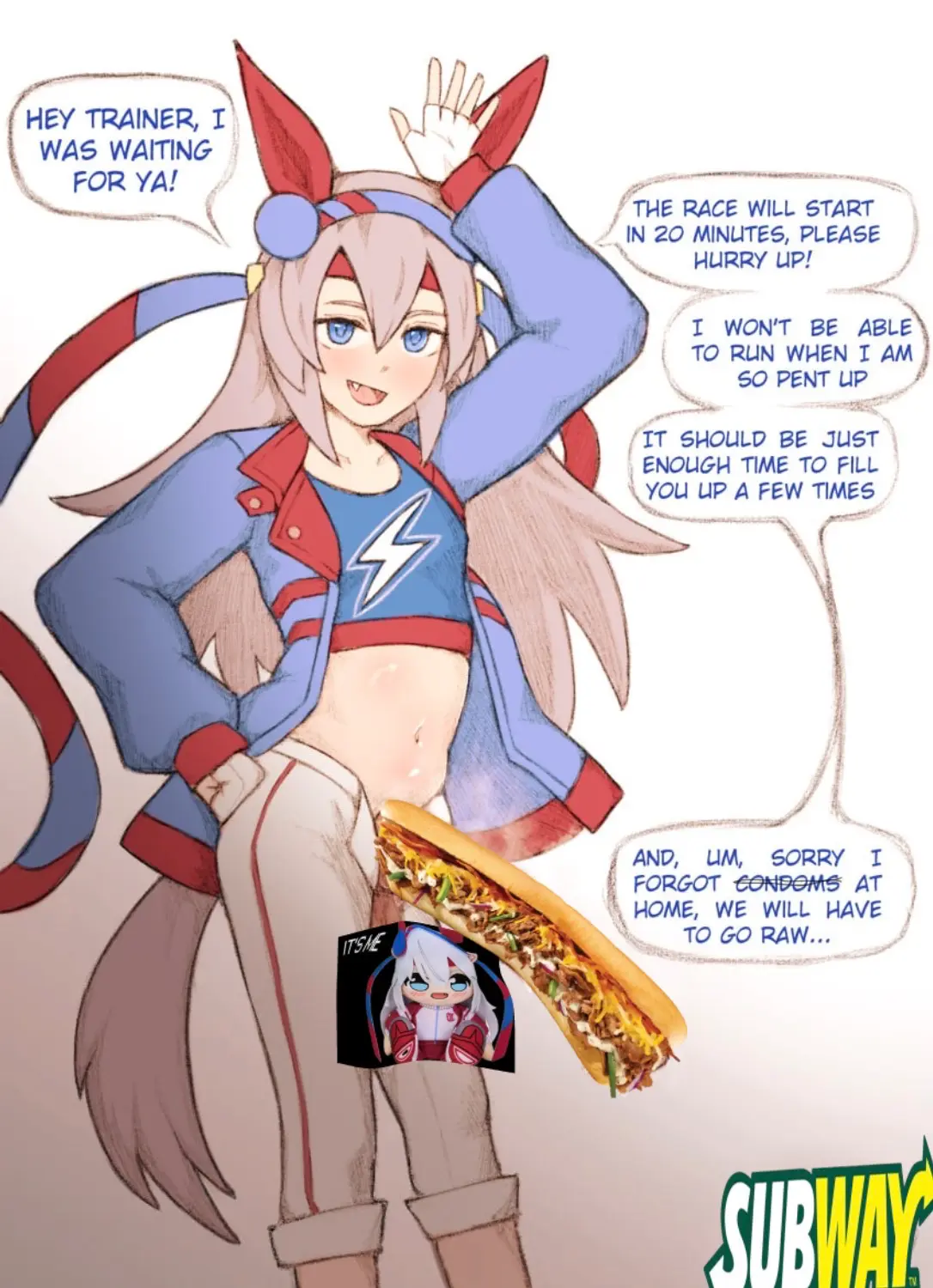 Tamamo Cross is pent up b4 the race! ll Tamamo Cross 