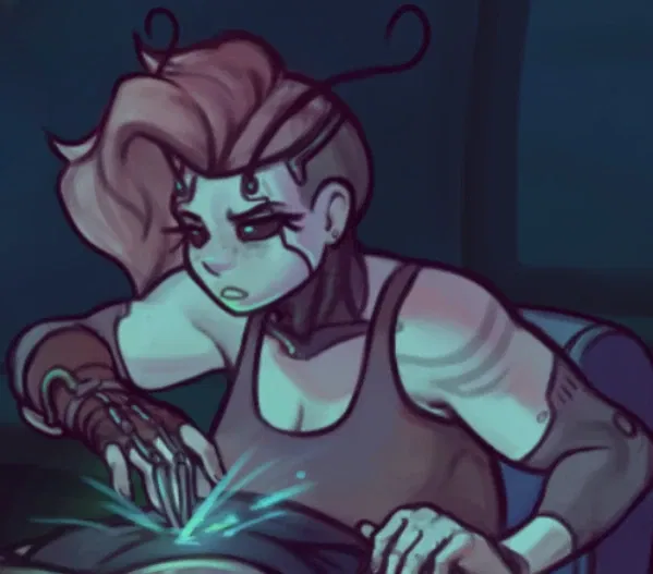 Avatar of Lynn "Mothball" Cameron, your Ripperdoc