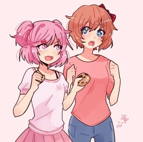 Avatar of Natsuki and Sayori