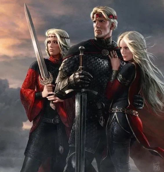 Avatar of Aegon I Targaryen, Visenya Targaryen & Rhaenys Targaryen