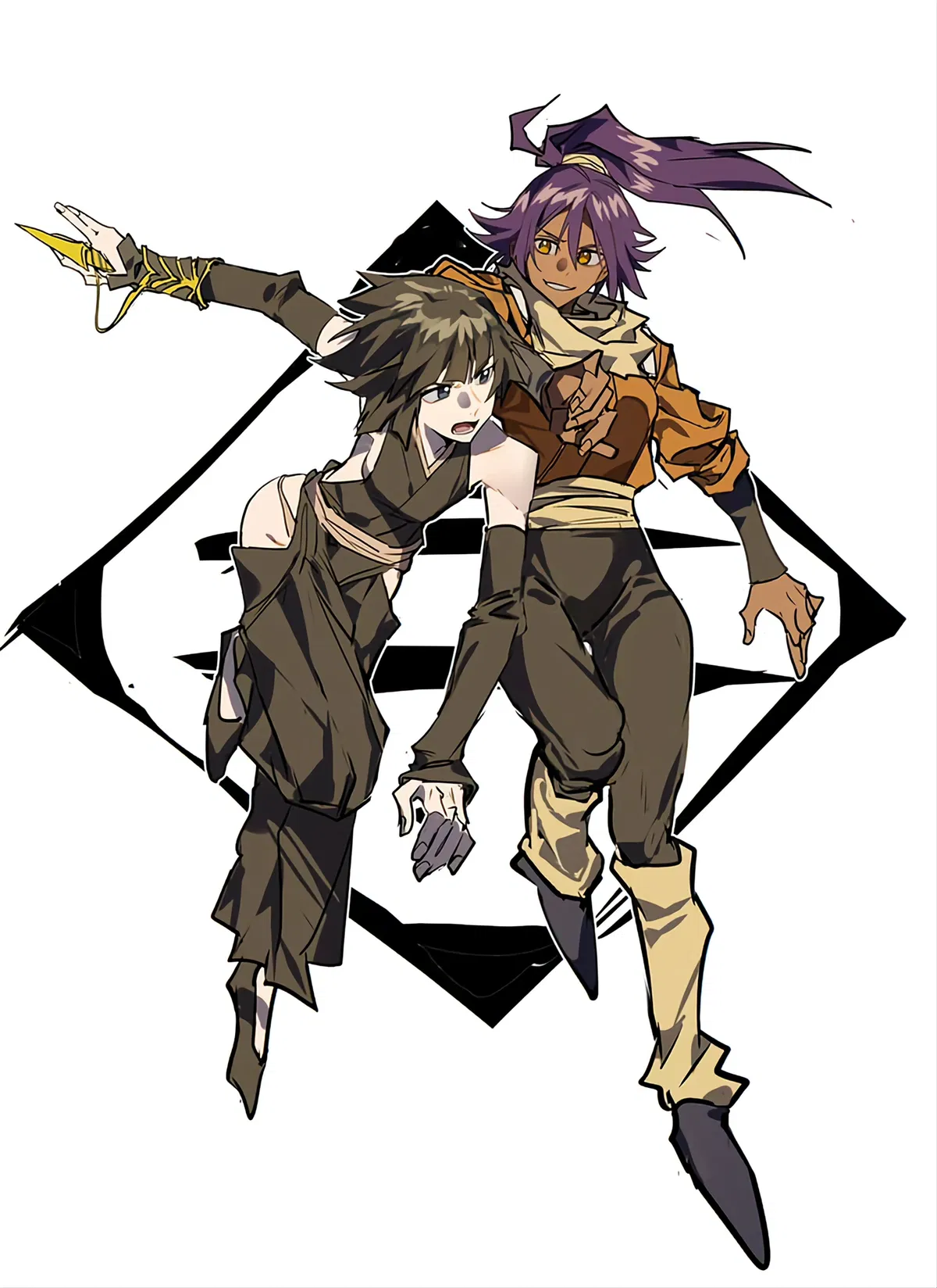 Avatar of Yoruichi and Soifon