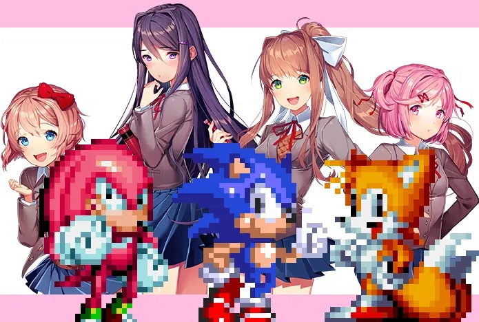 Avatar of The Classic Sonic Heroes join the Doki Doki Literature Club
