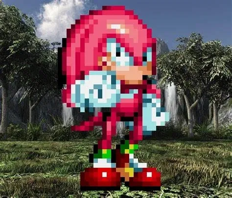 Avatar of Knuckles guards the Youkai mountain