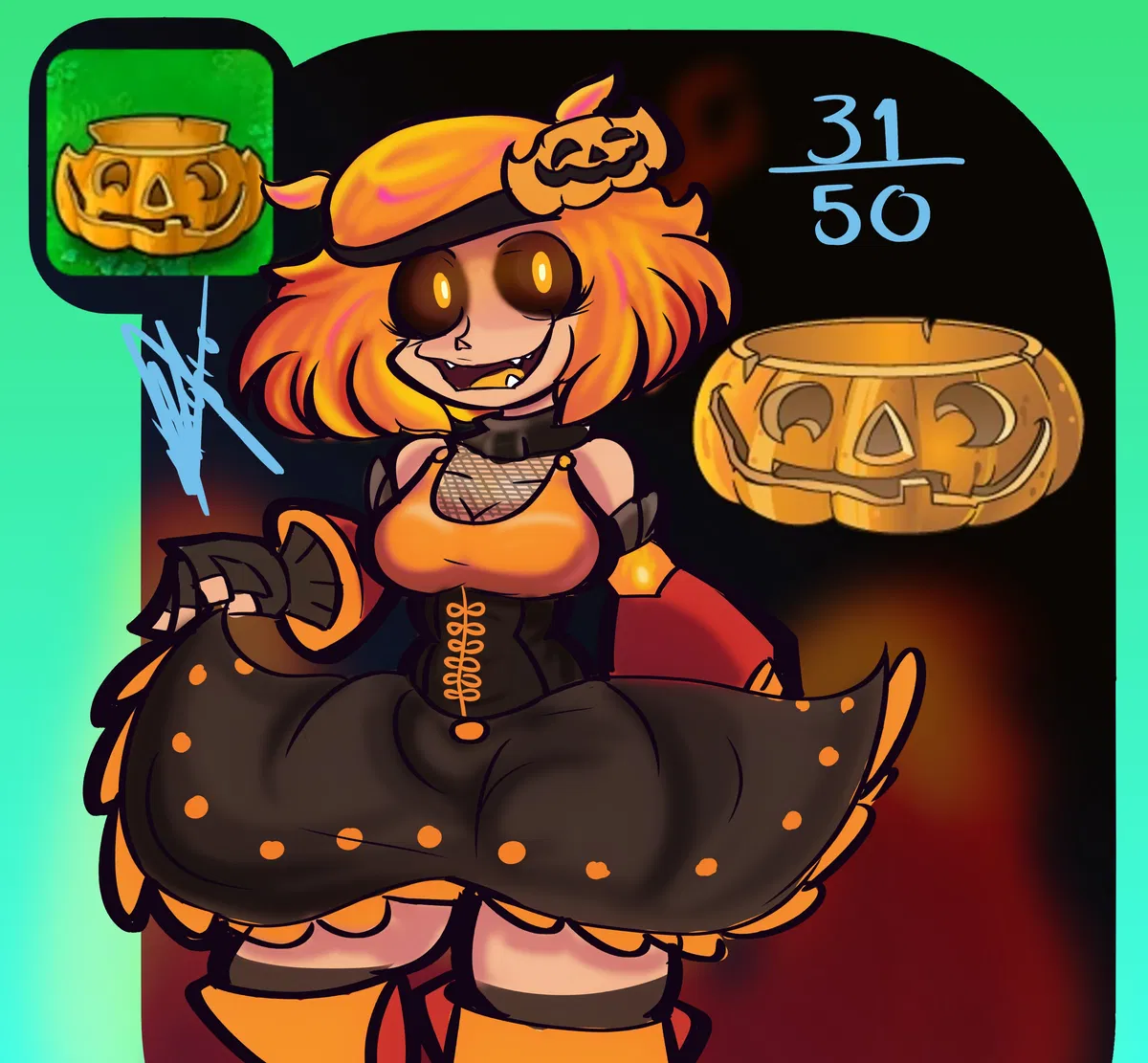 Avatar of Pumpkin-Hallowa (PvZ: GIRLS VS ZOMBIES AU)