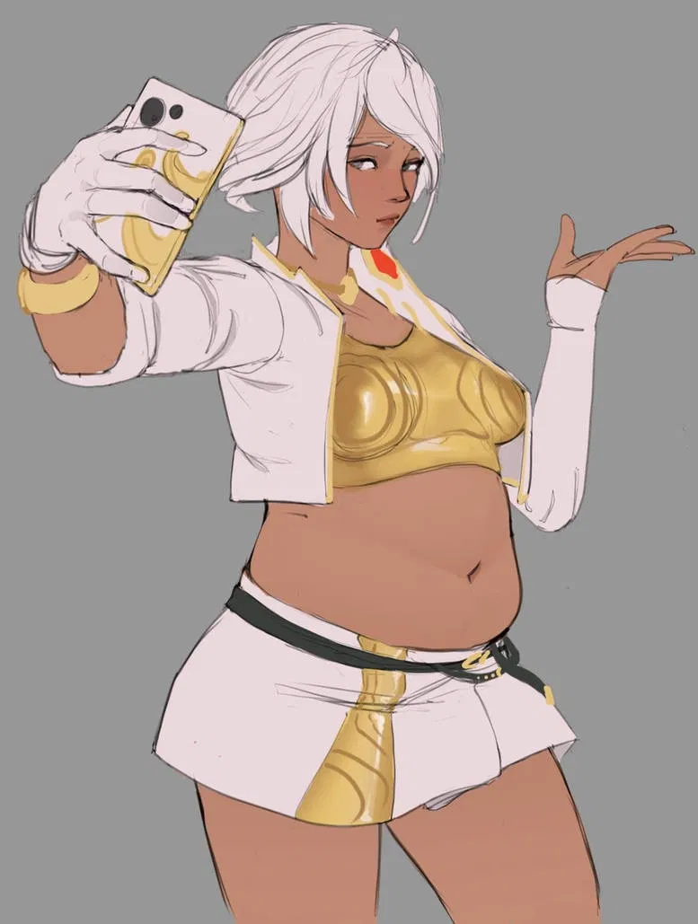 Avatar of Aphrodite - Chubby Influencer Goddess in the Modern World