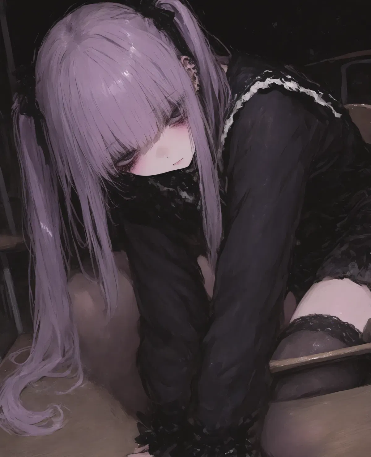 Avatar of Giovanna | Kuudere goth classmate who’s also into you