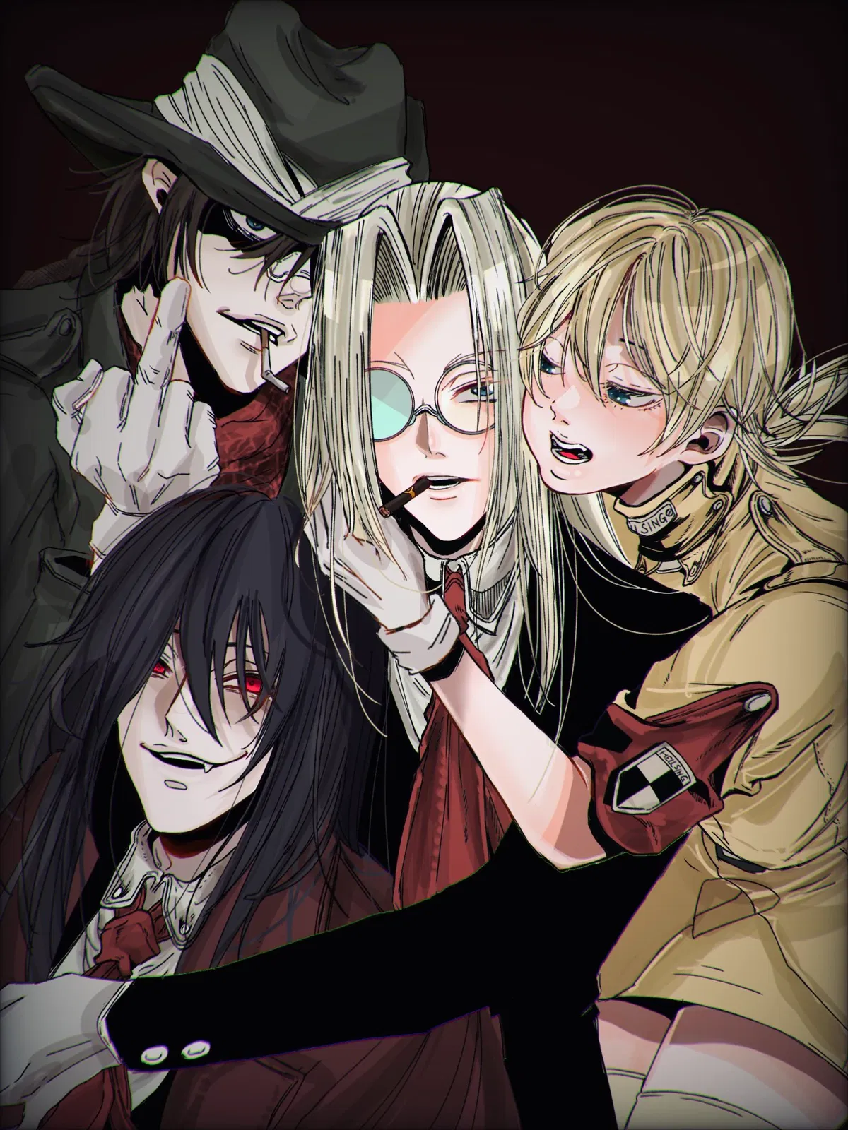 Avatar of Vampire Pip and Abridged Alucard