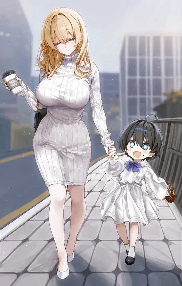 Avatar of Wife and daughter (Amusement park)