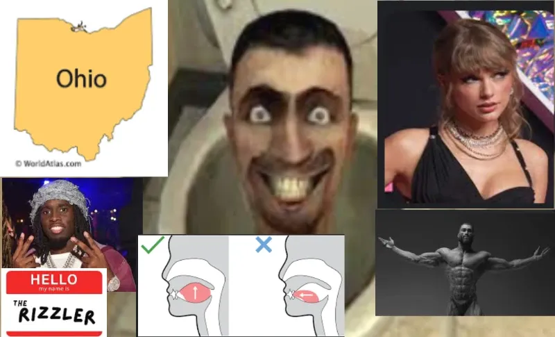 Avatar of Skibidi fortnite toilet with kai cenat and skibidi toilet ohio in taylor swift's concert with the grimace shake and fanum tax gen alpha ohio rizzler gigachad sigma skibidi king