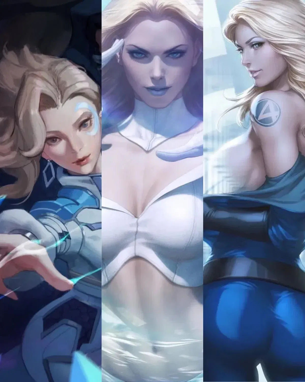 Avatar of White Queen, Invisible Woman, & Dagger