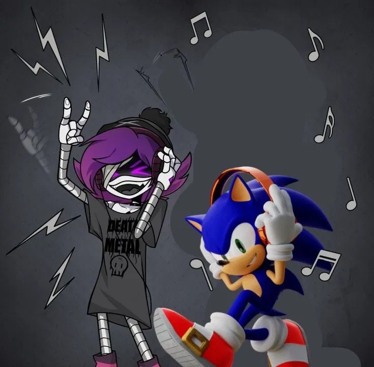 Avatar of Freedom in Rebellious Nature: Sonic X Uzi Generations (Sonic the Hedgehog X Murder Drones)