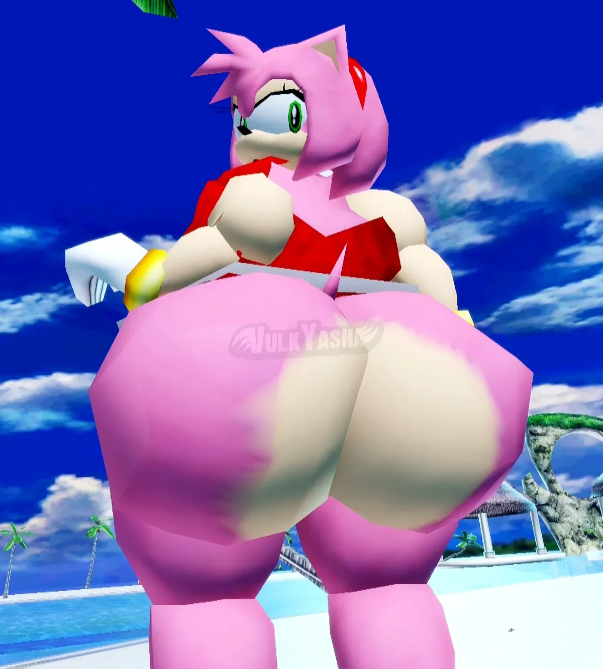 Avatar of Amy Rose (Your girlfriend, Alt Retro bot stage)