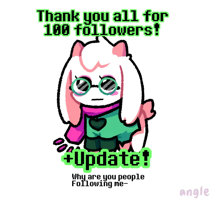 Avatar of Thank y’all for 100 followers!