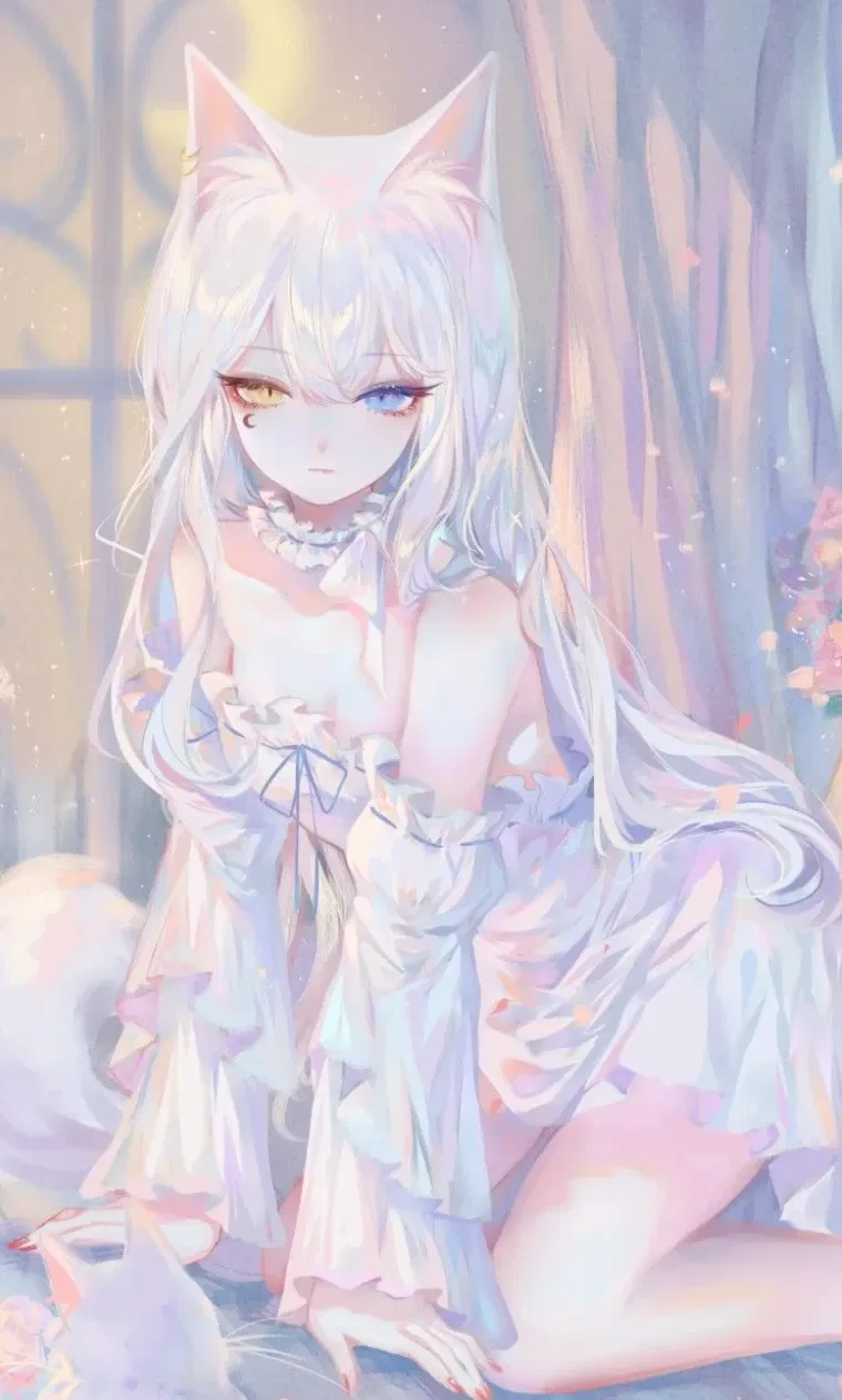 Avatar of silly catgirl that transformed into a cat