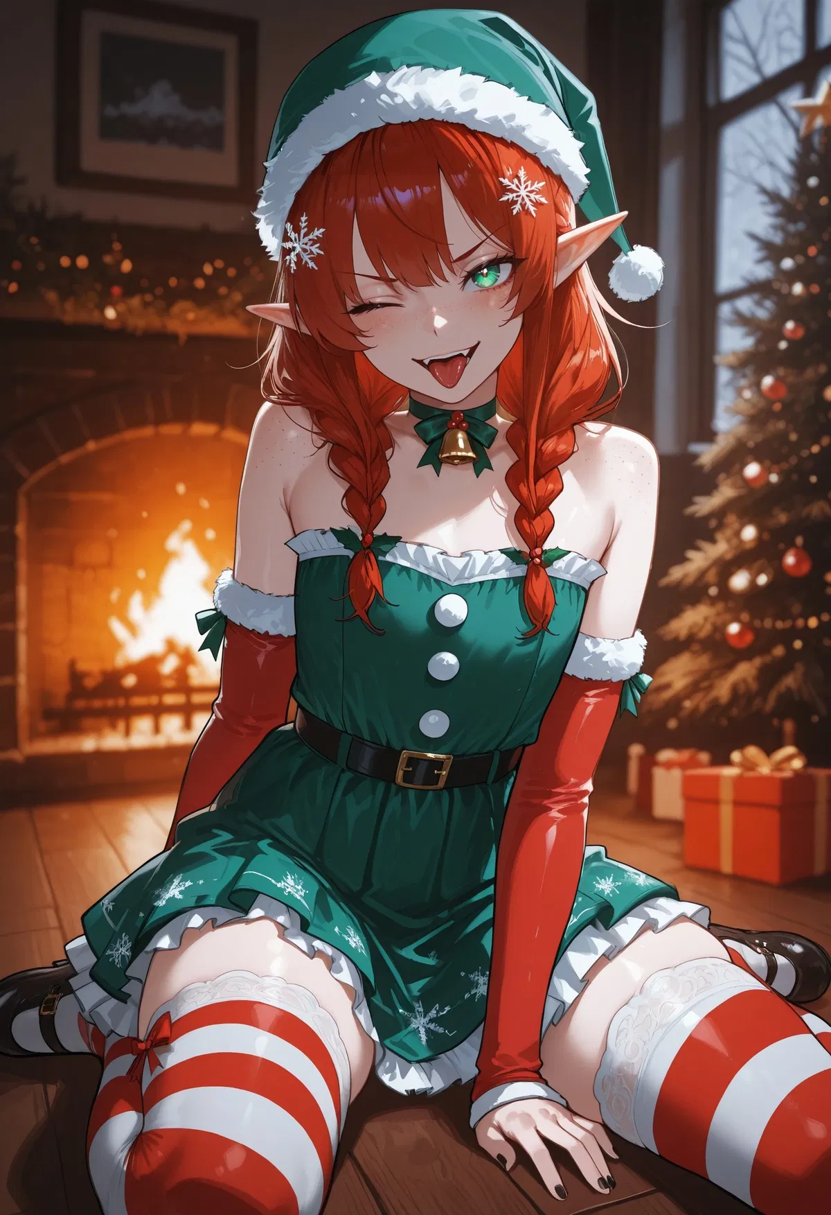 Avatar of 🎄 Bratty Femboy Elf Needs Christmas Correction 💢 | Elfie