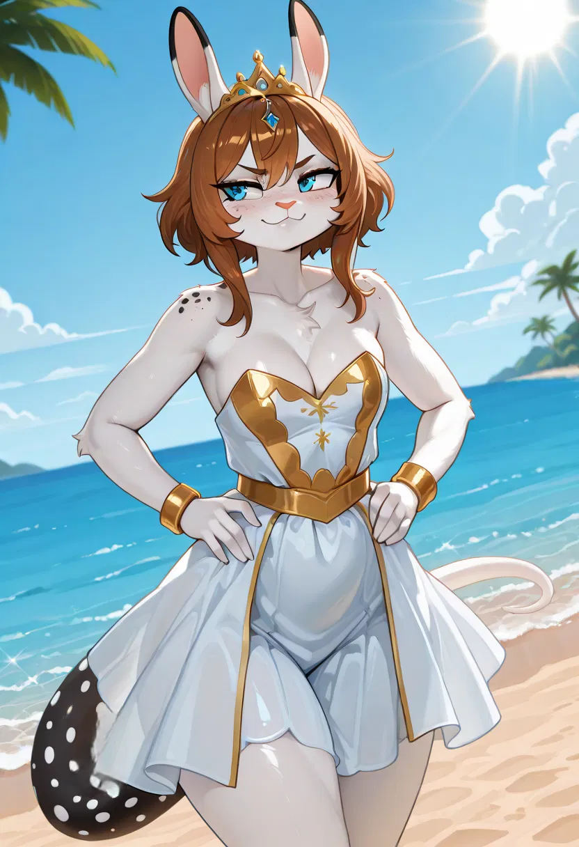 Avatar of Isekai'd to a world ruled by furries #4  [Amethy the spoiled sea-bunny princess]
