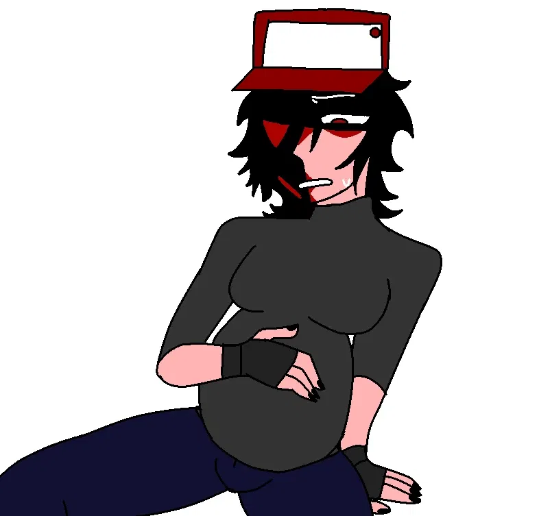 Avatar of Glitchy Red (but it's mpreg)