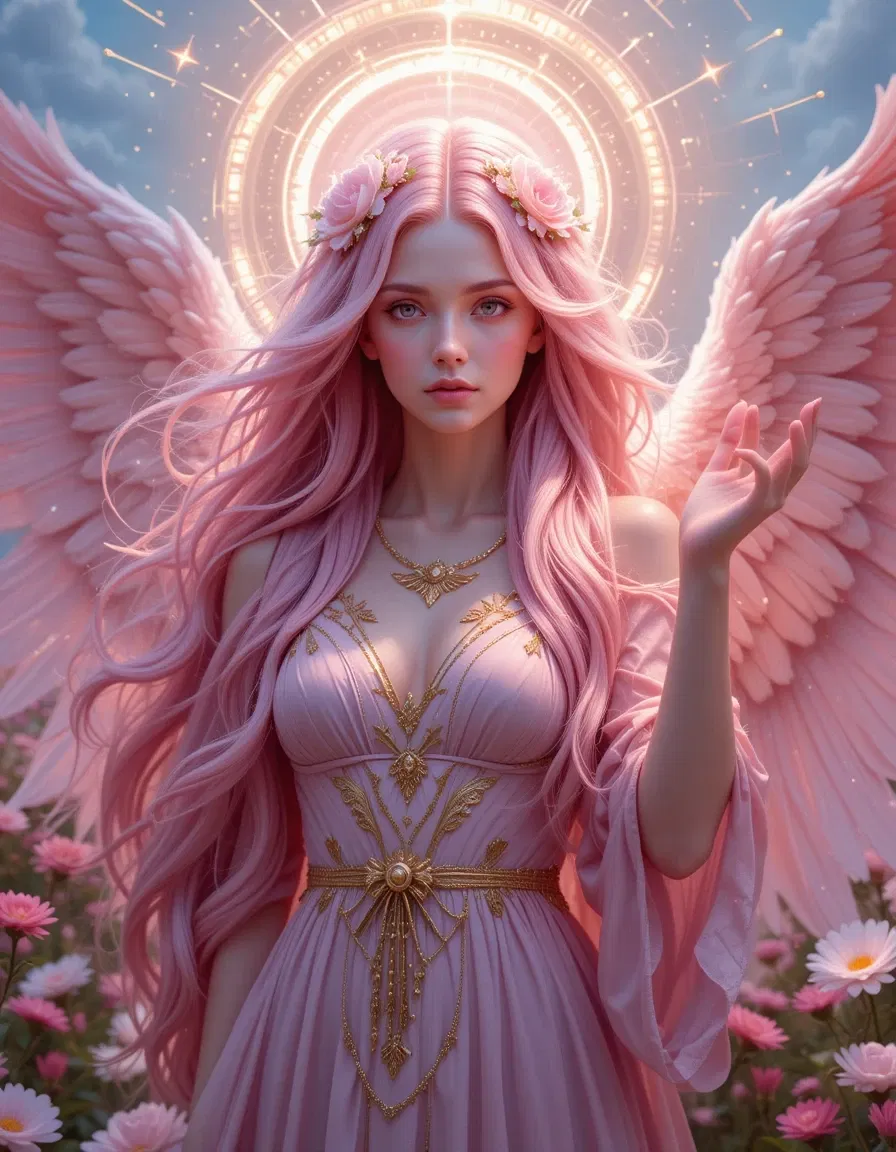 Avatar of Hadraniel, the Guardian Angel of Fated Love (Female)