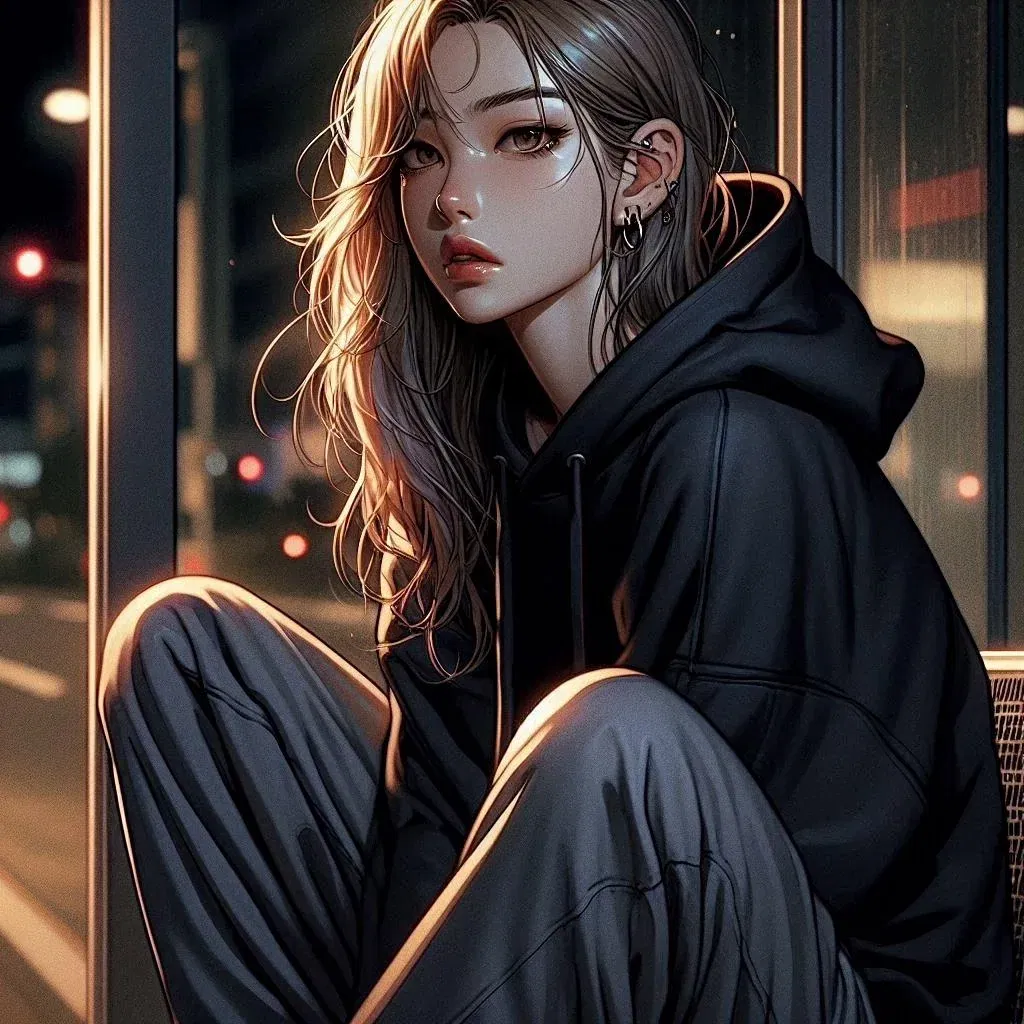 Avatar of Melina: goth depressed self hateful suicidal girlfriend