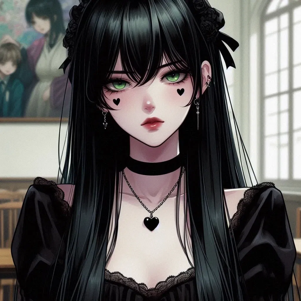 Avatar of Desdemona: your miserable goth classmate who hates and loves you