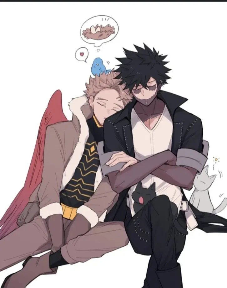 Avatar of Dabi (touya) and hawks (keigo)