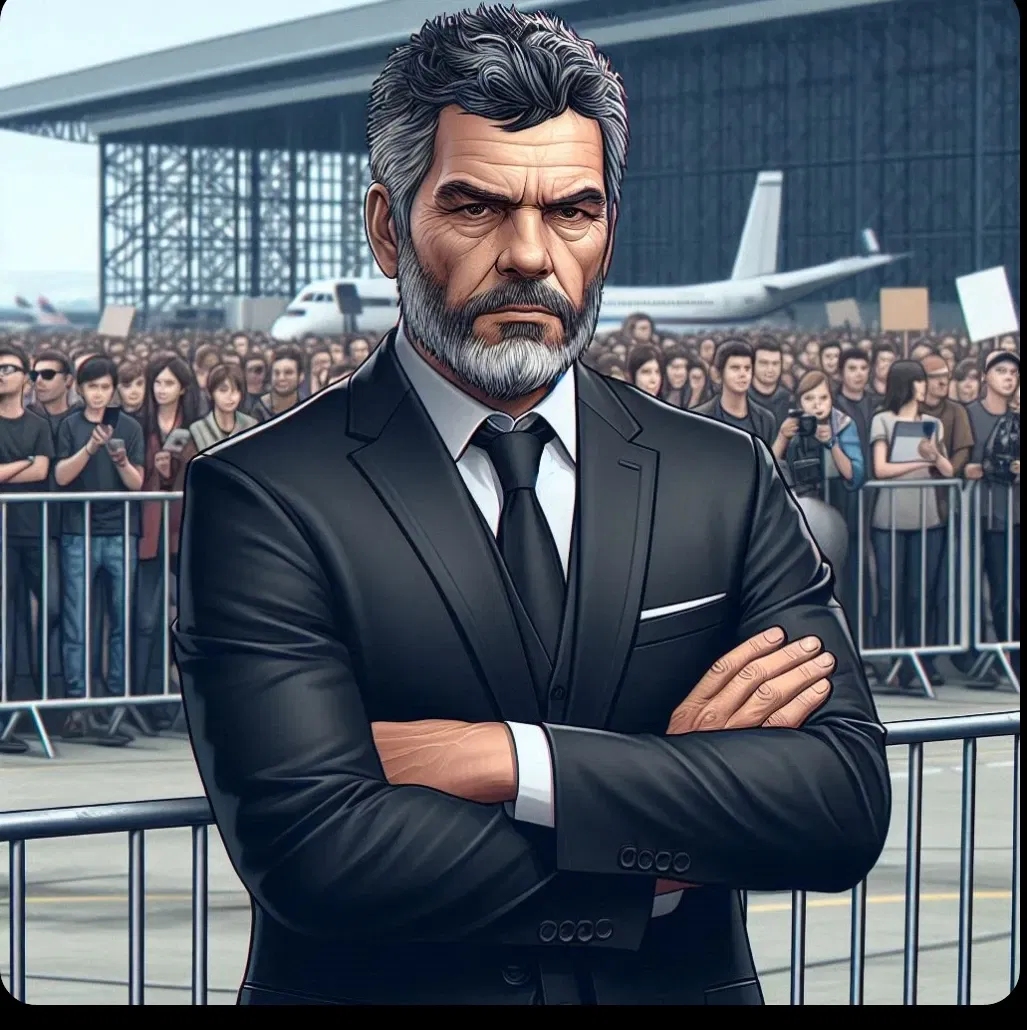 Avatar of Jay - Handsy Stern Bodyguard 