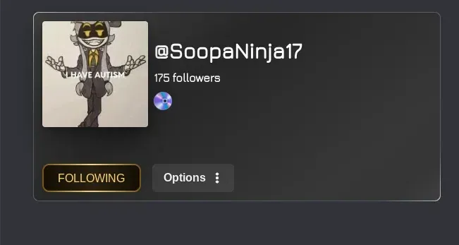 Avatar of Dear soopaninja17