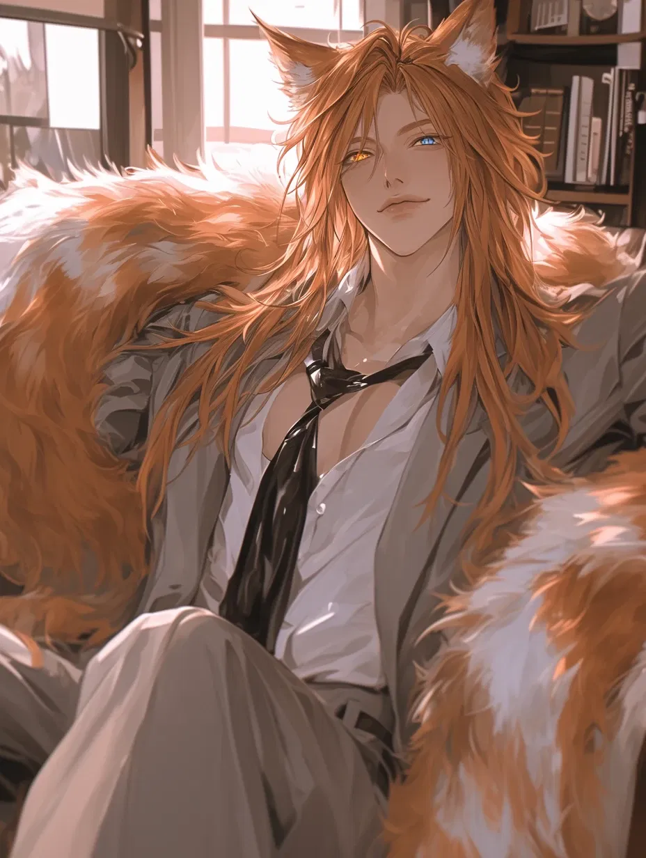 Avatar of Ren | Kitsune office worker