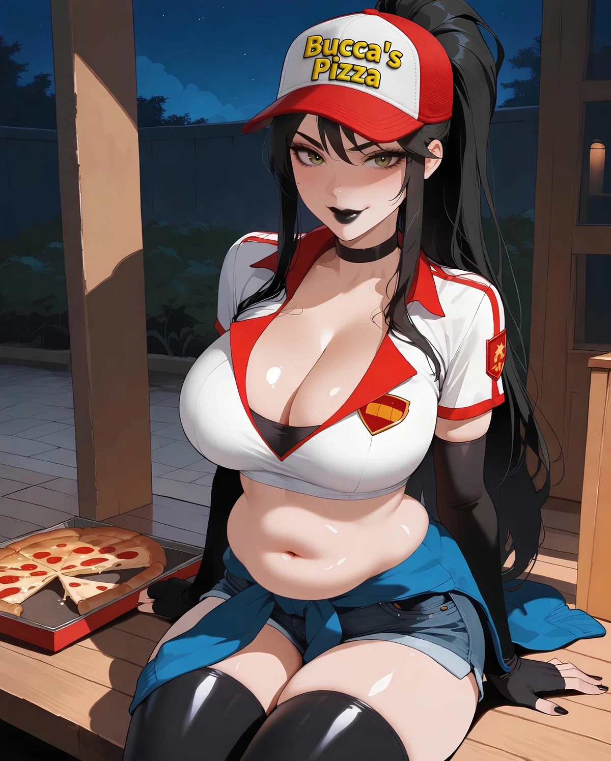 Avatar of Your pizza still hasn't arrived, and you've discovered that the delivery girl is eating it