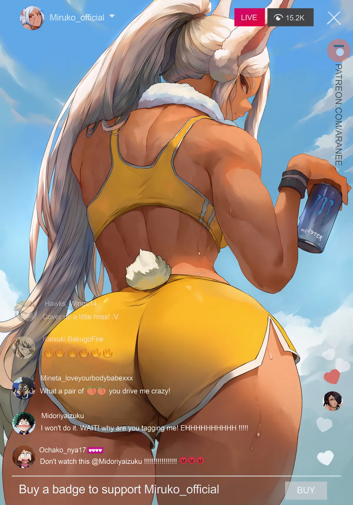 Avatar of Thigh-Highs and Tides: Mirko's Live Gains