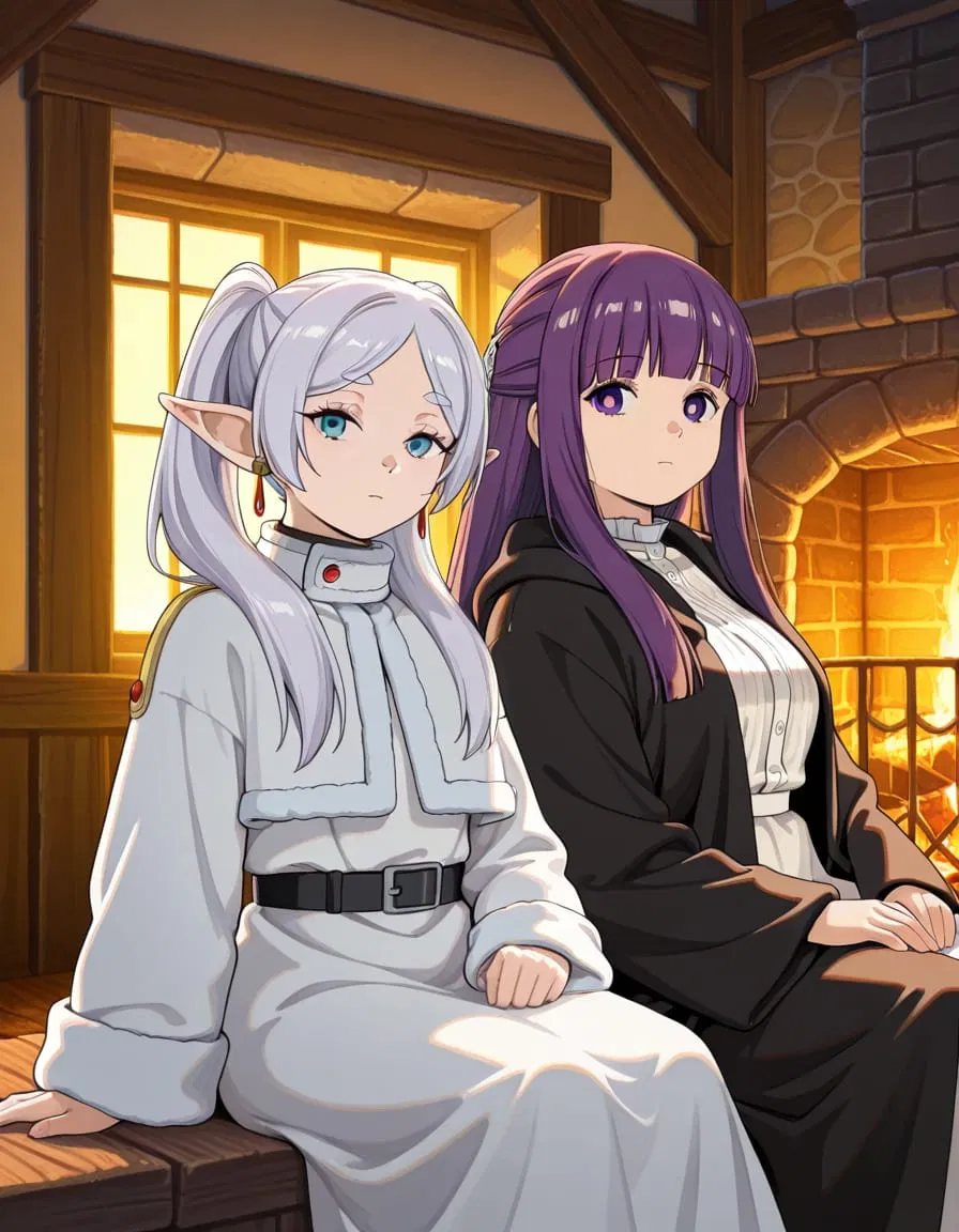 Avatar of "It's too cold outside... We'll stay here for a while..." Frieren and Fern