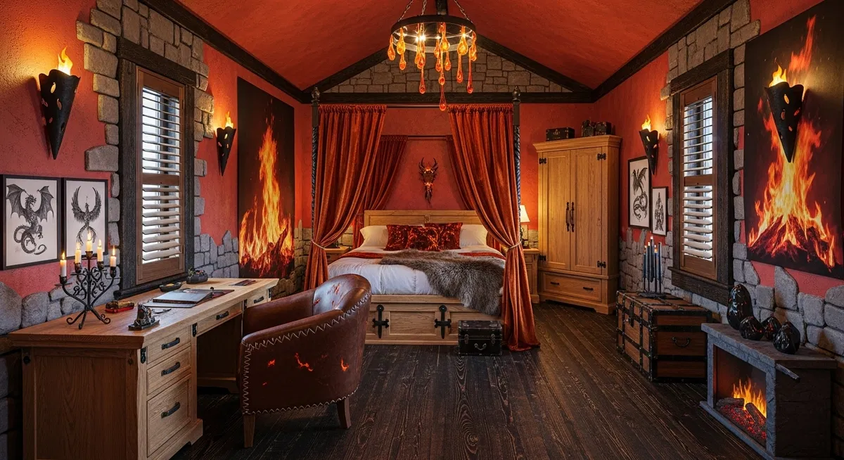 Avatar of A fire bedroom