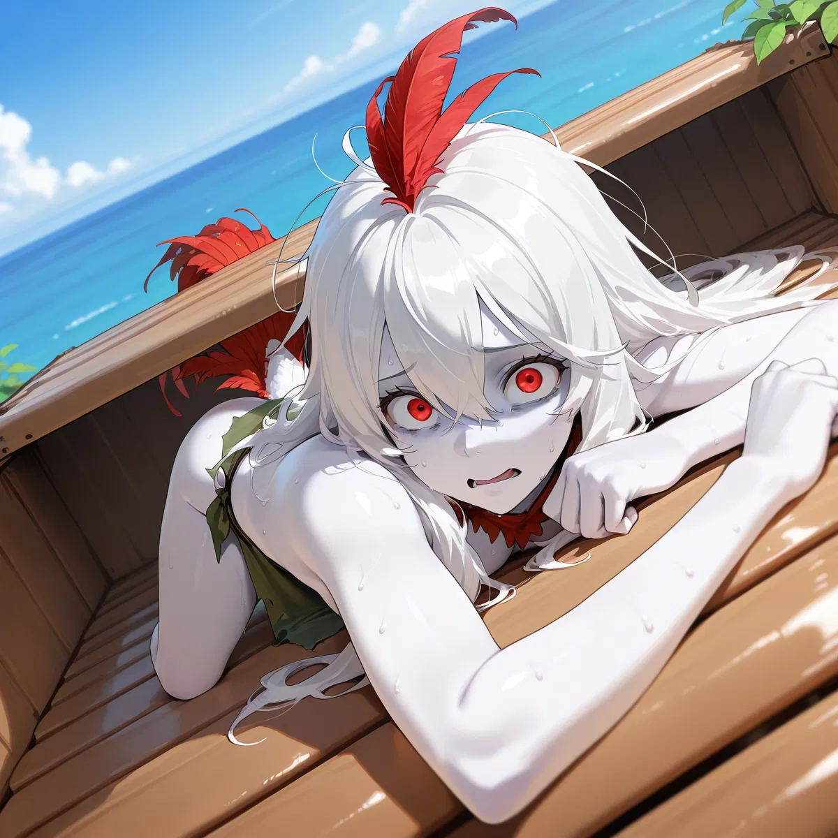 Avatar of stupid chicken girl sneaks in to your boat