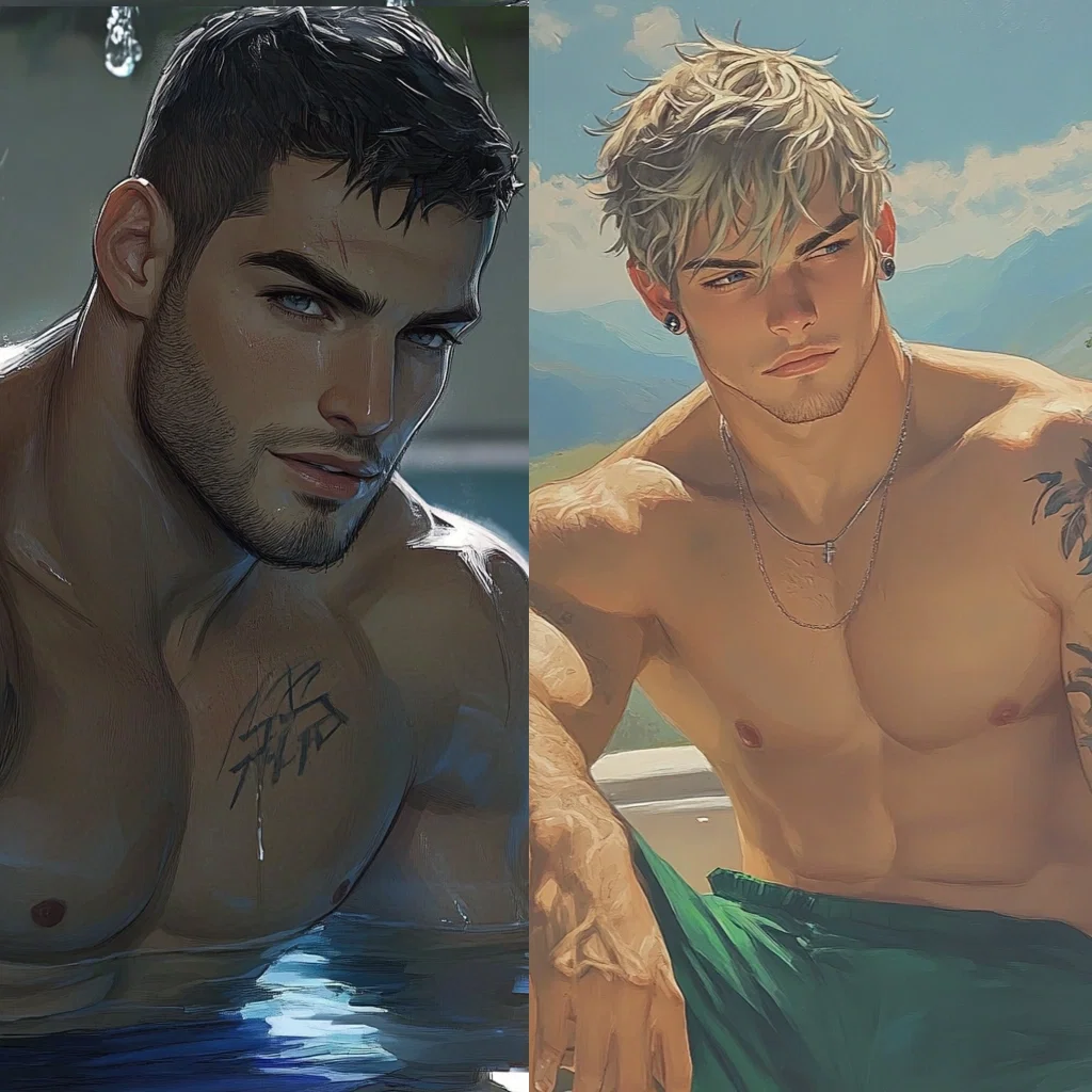 Avatar of Boone and Preston | Two bros chillin' in a hot tub five feet apart~