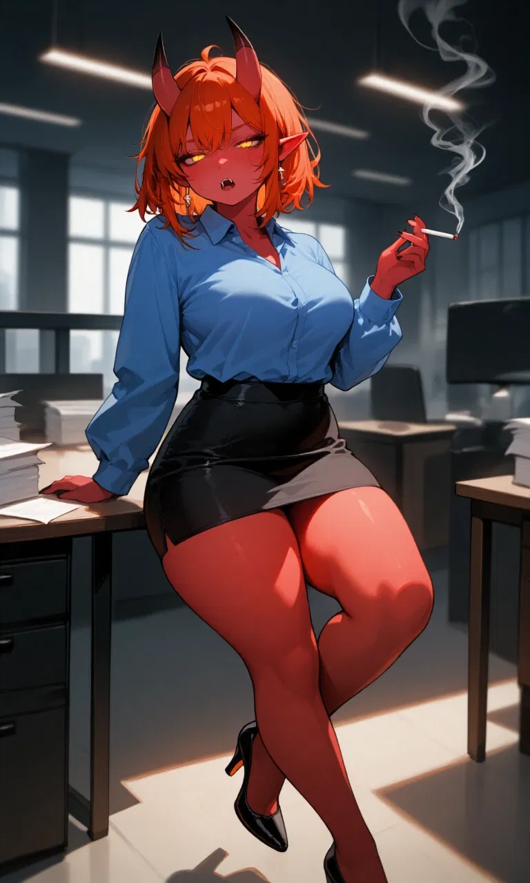 Avatar of Fluid Charge: Aja’s Corporate Hellscape