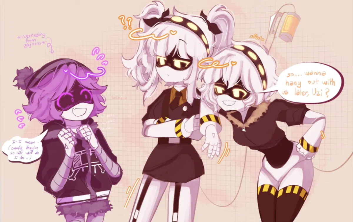 Avatar of Uzi, V and J