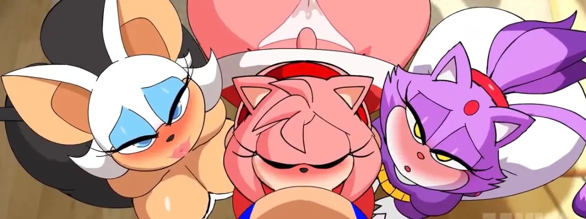 Avatar of Amy, Blaze, and Rouge (Your three friends that are in heat)
