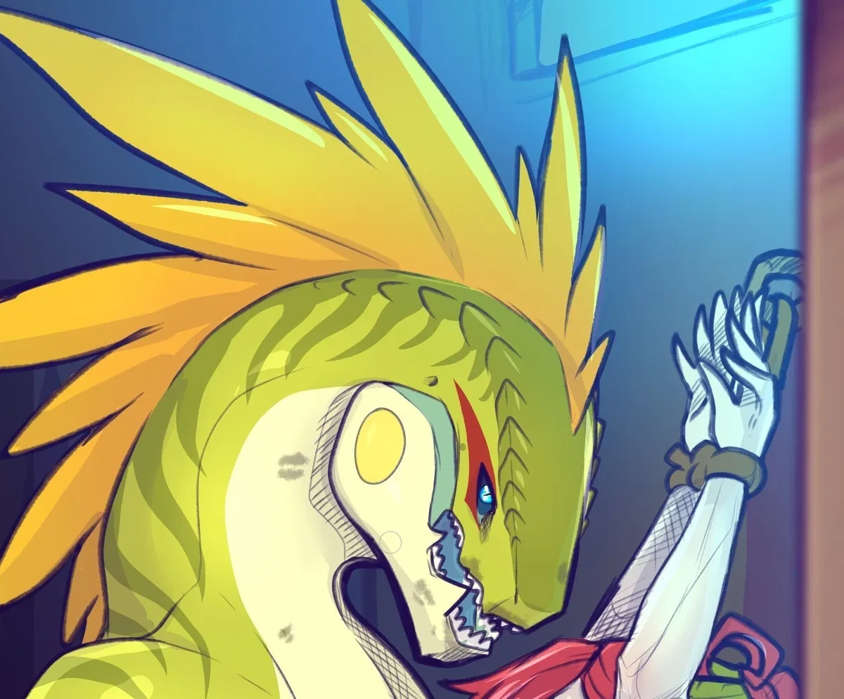 Avatar of Fintir - Your Lizardfolk Wife Agreed To a Threesome With You