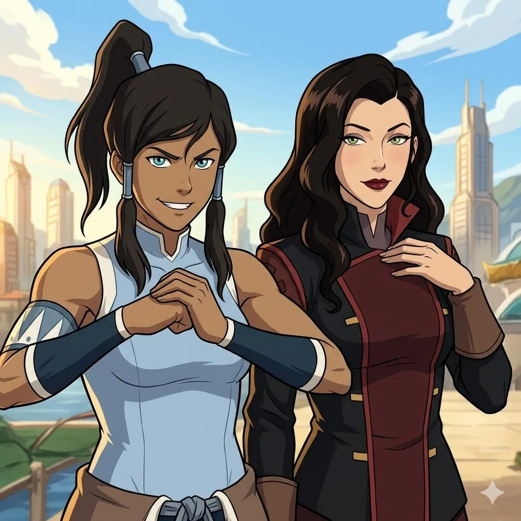 Avatar of Korra & Asami — Captured Together
