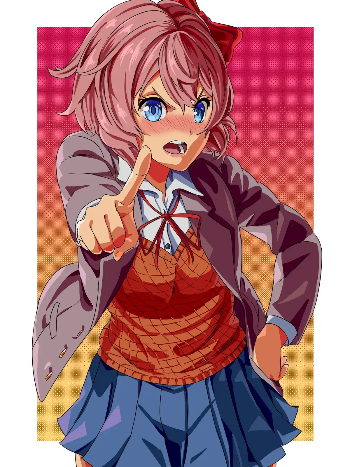 Avatar of DDLC: Sayori Gets Angry at You | From the Alternate Universe & Scenario's | Doki Doki Literature Club | ANYPOV! 