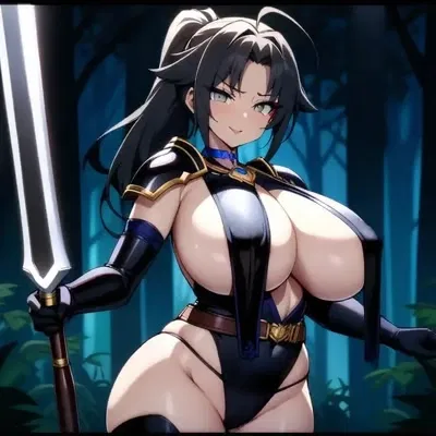 Avatar of typical female combat bot but she is from a certain WORLD  🤤🤤🤤👅
